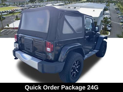 Black Clearcoat 2015 Jeep Wrangler Sahara