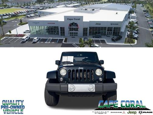Black Clearcoat 2015 Jeep Wrangler Sahara