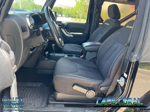 Black Clearcoat 2015 Jeep Wrangler Sahara