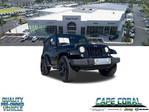 Black Clearcoat 2015 Jeep Wrangler Sahara