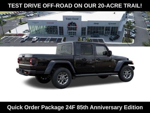 Black Clearcoat 2026 Jeep Gladiator 85th Anniversary Edition