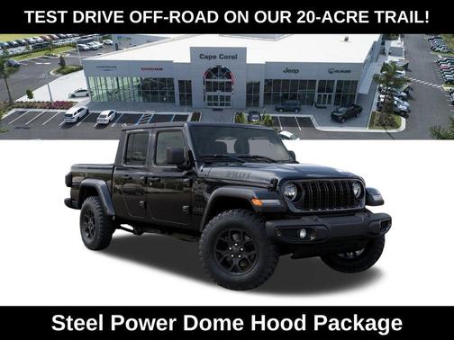 Black Clearcoat 2026 Jeep Gladiator Willys 4x4