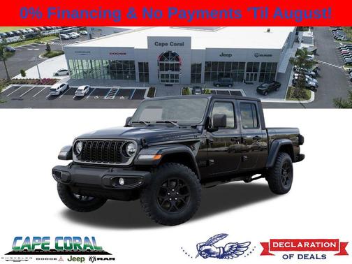 Black Clearcoat 2026 Jeep Gladiator Willys 4x4