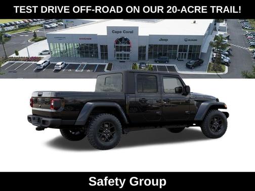 Black Clearcoat 2026 Jeep Gladiator Willys 4x4