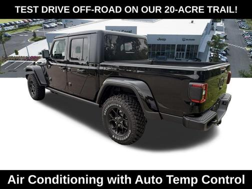Black Clearcoat 2026 Jeep Gladiator Willys 4x4