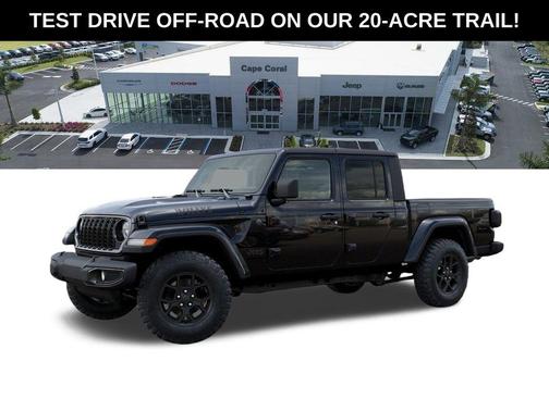 Black Clearcoat 2026 Jeep Gladiator Willys 4x4