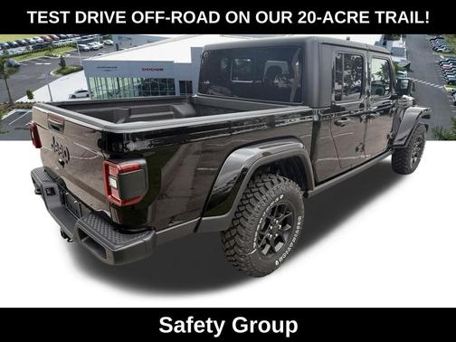 Black Clearcoat 2026 Jeep Gladiator Willys 4x4