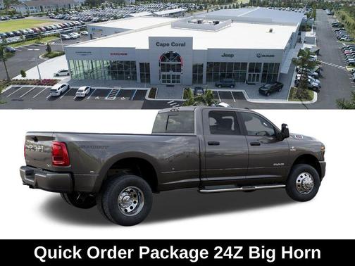 Granite Crystal Metallic Clearcoat 2026 RAM 3500 Big Horn Crew Cab 4x4 8' Box