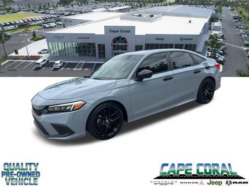 Sonic Gray Pearl 2024 Honda Civic Sport