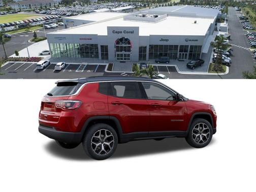 Red Hot Pearlcoat 2026 Jeep Compass Limited