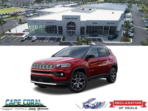 Red Hot Pearlcoat 2026 Jeep Compass Limited