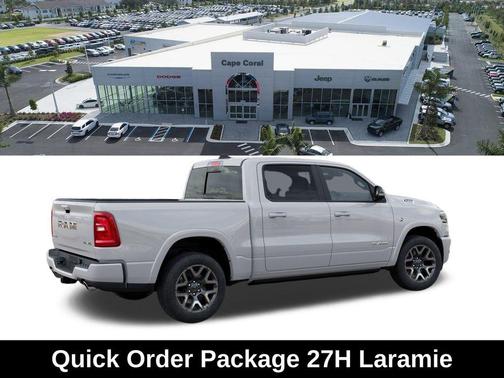 Bright White Clearcoat 2026 RAM 1500 Laramie