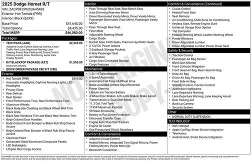 2025 Dodge Hornet R/T EAWD