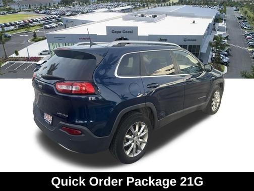Patriot Blue Pearlcoat 2018 Jeep Cherokee Limited