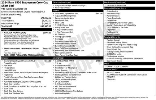 2024 RAM 1500 Tradesman