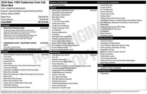 2024 RAM 1500 Tradesman