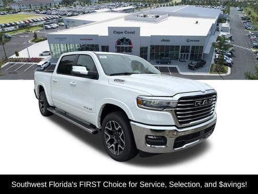 Bright White Clearcoat 2026 RAM 1500 Laramie