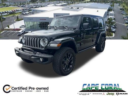 Black Clearcoat 2025 Jeep Wrangler 4xe Sahara