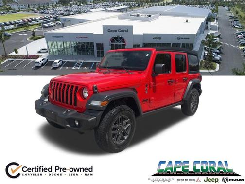 Firecracker Red Clearcoat 2024 Jeep Wrangler Sport S