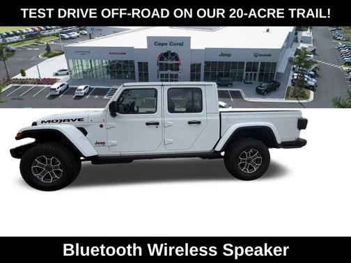 Bright White Clearcoat 2026 Jeep Gladiator Mojave X 4x4