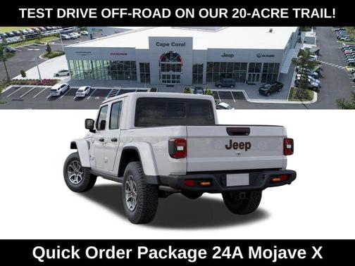 Bright White Clearcoat 2026 Jeep Gladiator Mojave X 4x4