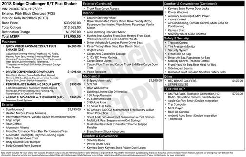 2018 Dodge Challenger R/T