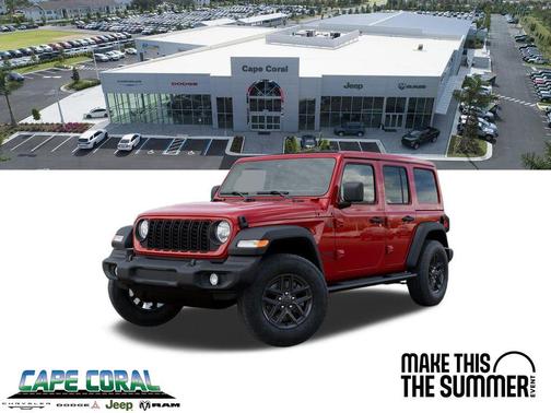 Firecracker Red Clearcoat 2026 Jeep Wrangler Sport S