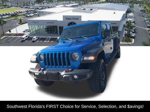 Hydro Blue Pearlcoat 2022 Jeep Gladiator Rubicon