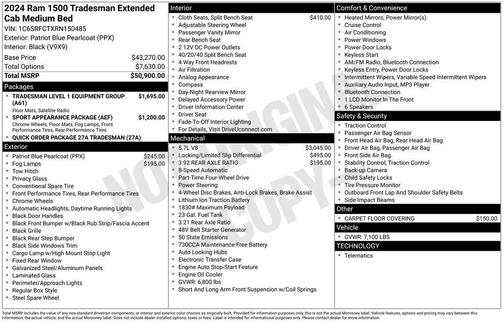 2024 RAM 1500 Tradesman