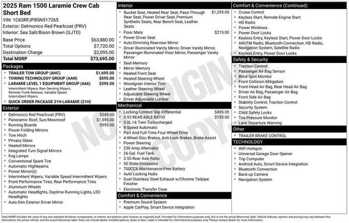 2025 RAM 1500 Laramie