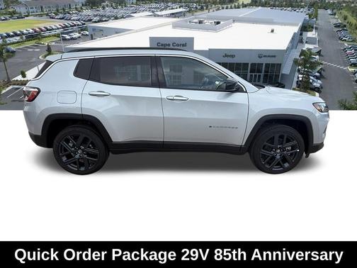 Silver Zynith Metallic Clearcoat 2026 Jeep Compass 85th Anniversary 4x4