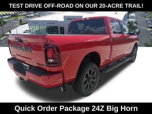 Flame Red Clearcoat 2026 RAM 2500 Big Horn Crew Cab 4x4 6'4' Box