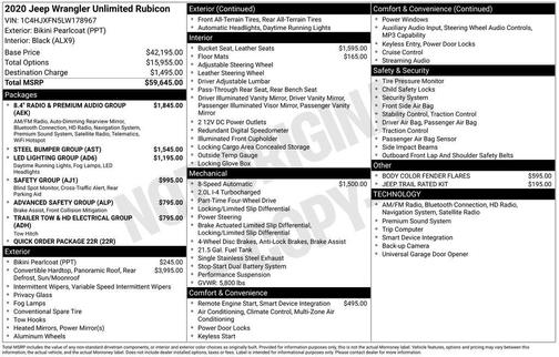 2020 Jeep Wrangler Unlimited Rubicon