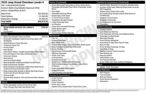 2025 Jeep Grand Cherokee Laredo
