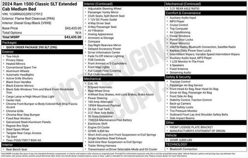 2024 RAM 1500 Classic SLT
