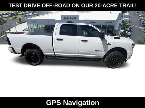 Bright White Clearcoat 2026 RAM 2500 Big Horn Crew Cab 4x4 6'4' Box