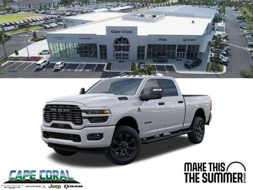 Bright White Clearcoat 2026 RAM 2500 Big Horn Crew Cab 4x4 6'4' Box