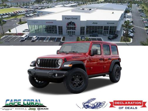 Firecracker Red Clearcoat 2026 Jeep Wrangler Willys