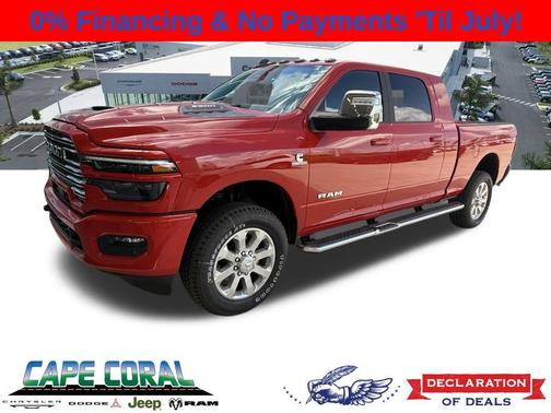 Flame Red Clearcoat 2026 RAM 2500 Laramie Mega Cab 4x4 6'4' Box