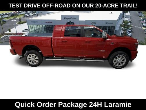 Flame Red Clearcoat 2026 RAM 2500 Laramie Mega Cab 4x4 6'4' Box