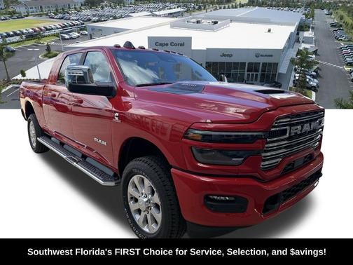 Flame Red Clearcoat 2026 RAM 2500 Laramie Mega Cab 4x4 6'4' Box