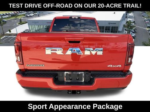 Flame Red Clearcoat 2026 RAM 2500 Laramie Mega Cab 4x4 6'4' Box
