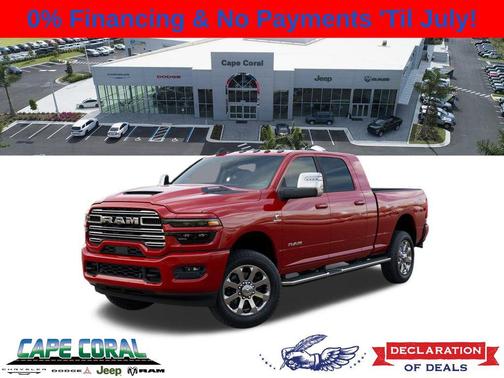 Flame Red Clearcoat 2026 RAM 2500 Laramie Mega Cab 4x4 6'4' Box