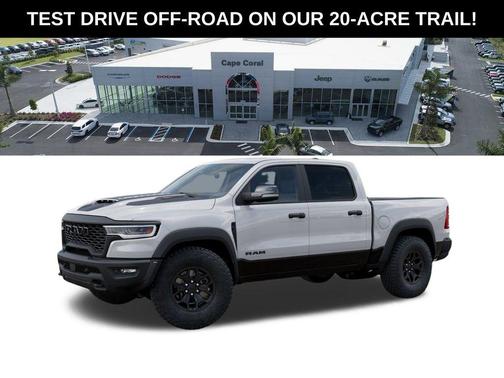 Bright White Clearcoat 2026 RAM 1500 RHO Crew Cab 4x4 5'7' Box