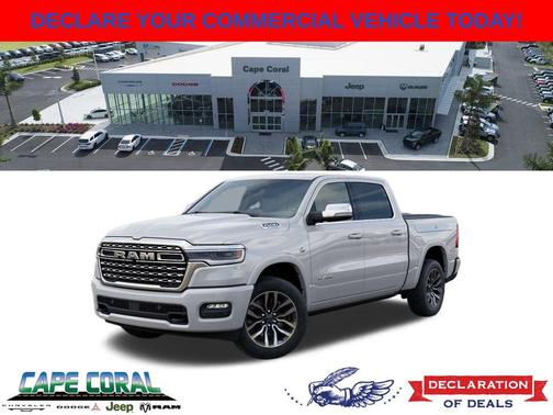 Ivory White Tri-Coat Pearlcoat 2026 RAM 1500 Longhorn