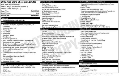 2025 Jeep Grand Cherokee L Limited