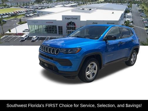 Hydro Blue Pearlcoat 2024 Jeep Compass Sport