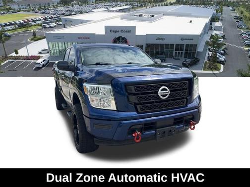 Deep Blue Pearl Metallic 2021 Nissan Titan SV