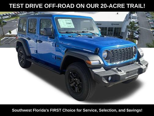 Hydro Blue Pearlcoat 2026 Jeep Wrangler Sport