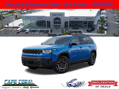 Hydro Blue Pearlcoat 2026 Jeep Cherokee Laredo 4x4